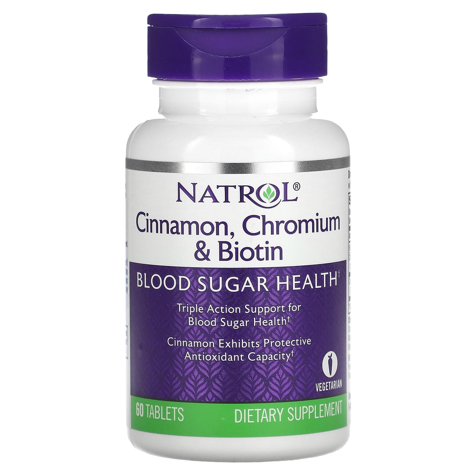 Cinnamon, Chromium & Biotin, 60 Tablets
Cinnamon, Chromium & Biotin, 60 Tablets