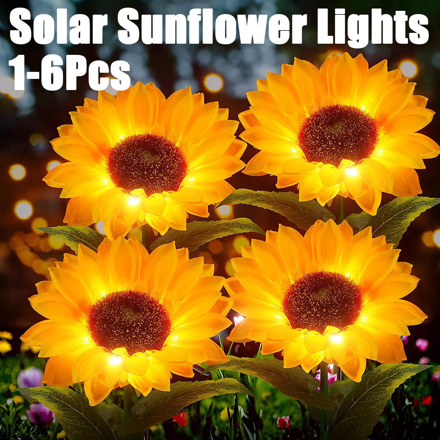 Солнечные подсолнухи IP65 Водонепроницаемый светодиодный садовый светильник Наружные фонари для дорожки Садовые светильники для патио Газон Двор
Солнечные подсолнухи IP65 Водонепроницаемый светодиодный садовый светильник Наружные фонари для дорожки Садовые светильники для патио Газон Двор