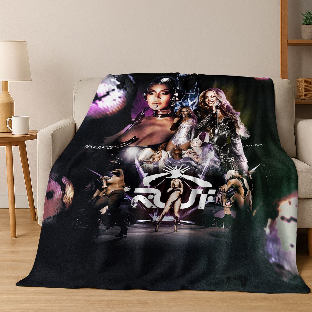 Fashion Pop Music Beyonce Art Flannel Blanket,Cozy Soft Throw Blanket for Home Bedroom Bed Sofa Picnic Office Cover Gift Kid 75x90cm
Fashion Pop Music Beyonce Art Flannel Blanket,Cozy Soft Throw Blanket for Home Bedroom Bed Sofa Picnic Office Cover Gift Kid 75x90cm