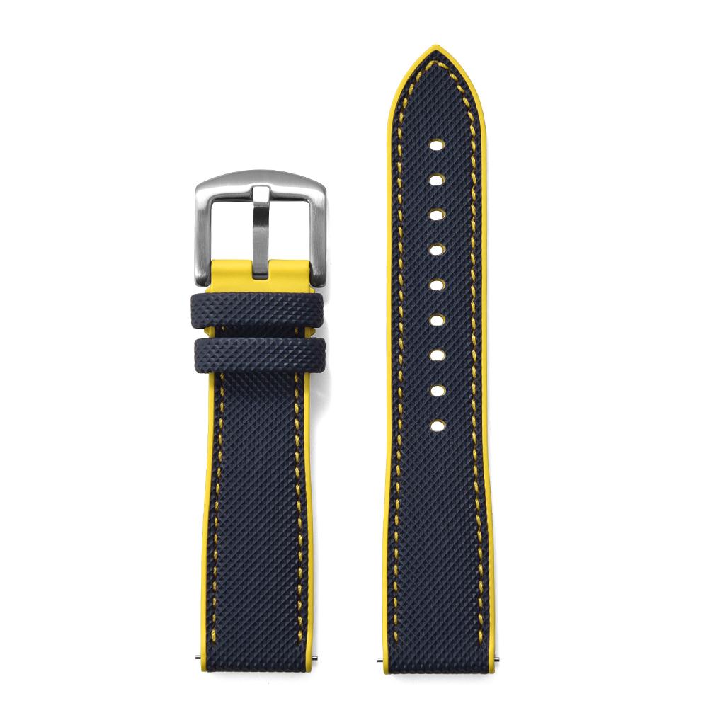 STAPELP Hybrid FKM Sailcloth Nylon Watch Strap 18mm 20mm 22mm 24mm Fluoro Rubber Leather Watchband For Each Brand Diving Watches 18mm
STAPELP Hybrid FKM Sailcloth Nylon Watch Strap 18mm 20mm 22mm 24mm Fluoro Rubber Leather Watchband For Each Brand Diving Watches 18mm