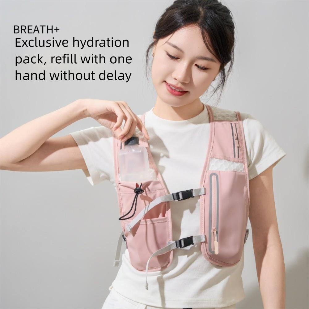 Waterproof Trail Running Vest with Reflective Strips Chest Pack Mountain Climbing чорний
Waterproof Trail Running Vest with Reflective Strips Chest Pack Mountain Climbing чорний