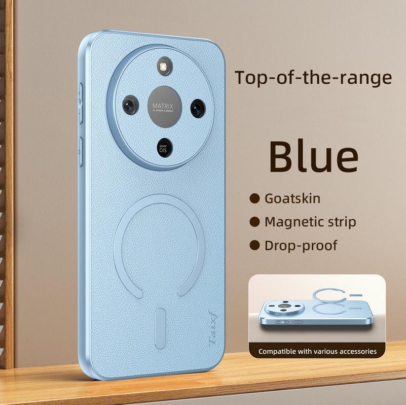 Goat Leather Magnetic Ring Phone Case For Honor Magic 8 Lite honor X9d Full-Body Protection Cover HONOR Magic8 Lite
Goat Leather Magnetic Ring Phone Case For Honor Magic 8 Lite honor X9d Full-Body Protection Cover HONOR Magic8 Lite
