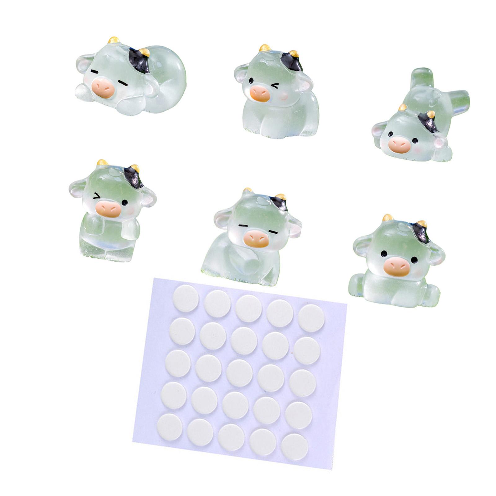 6 шт. Светящаяся скульптура коровы, фигурка коровы для приборной панели, забавные миниатюрные украшения для интерьера автомобиля, аксессуары для украшения торта
6 шт. Светящаяся скульптура коровы, фигурка коровы для приборной панели, забавные миниатюрные украшения для интерьера автомобиля, аксессуары для украшения торта