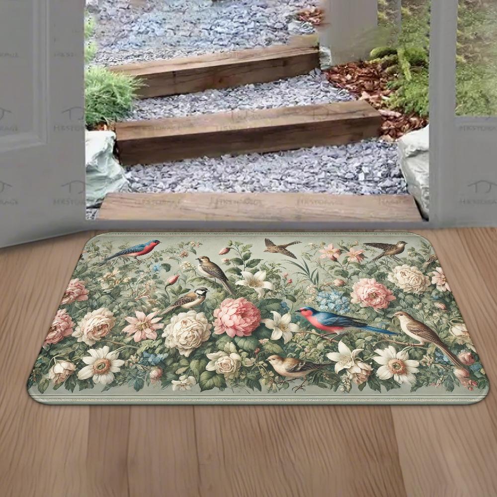 1PC Flower Bird Pattern Kitchen Rugs Non-Slip Door Mats Pop design Bathroom Rug Bath Mat Carpet for Home Sink Laundry Decor 40cm x 60cm
1PC Flower Bird Pattern Kitchen Rugs Non-Slip Door Mats Pop design Bathroom Rug Bath Mat Carpet for Home Sink Laundry Decor 40cm x 60cm