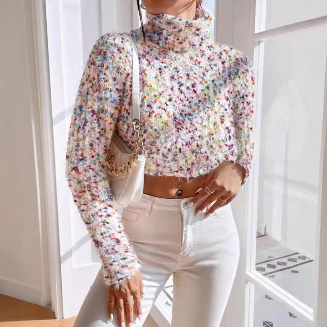 European & American Turtleneck Slim Short Pullover Fashion Sweater for Spring, Autumn, and Winter Extra Large різнокольоровий
European & American Turtleneck Slim Short Pullover Fashion Sweater for Spring, Autumn, and Winter Extra Large різнокольоровий