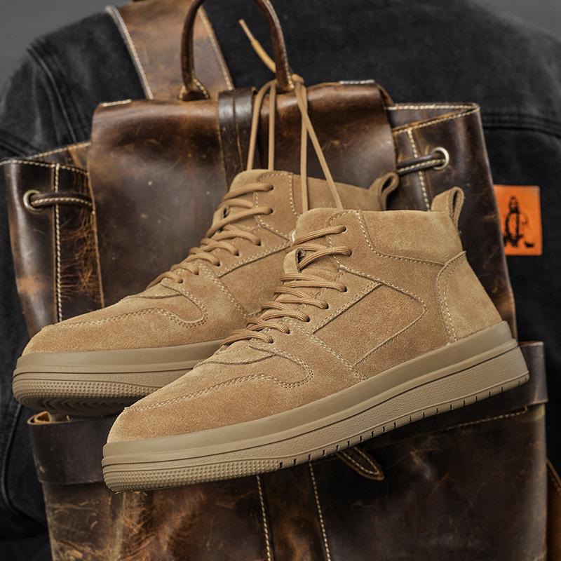 Winter Velvet-Lined Genuine Leather Retro High-Top Snow Boots with Thick Non-Slip Sole 39
Winter Velvet-Lined Genuine Leather Retro High-Top Snow Boots with Thick Non-Slip Sole 39