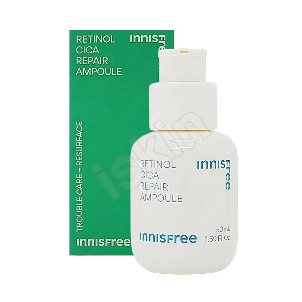 Innisfree Ампула с ретинолом и центеллой от несовершенств, большой объем 50 мл
Innisfree Ампула с ретинолом и центеллой от несовершенств, большой объем 50 мл