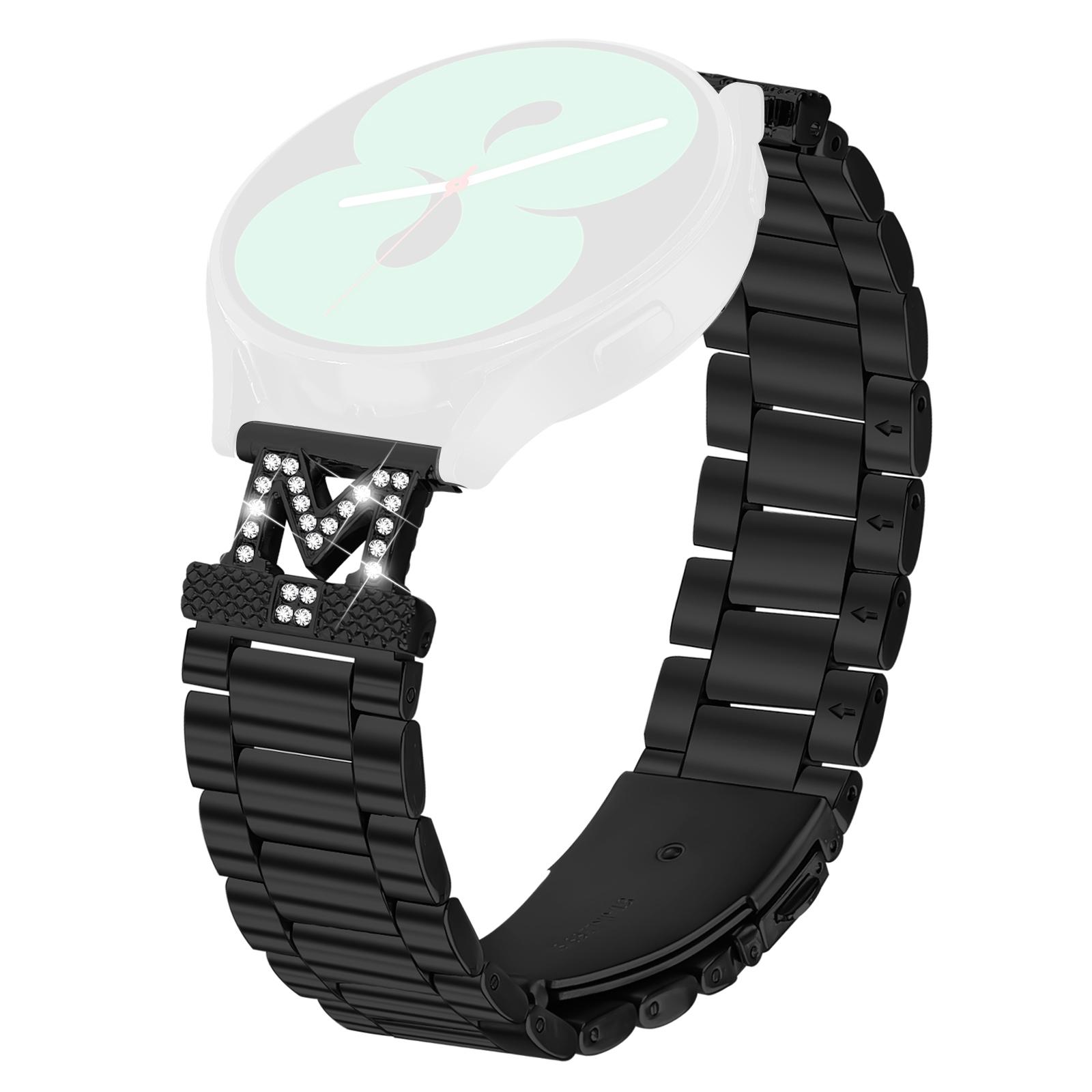 For SyncUP Kids Watch Strap Rhinestones Decor 3-Bead Stainless Steel Watch Band Black
For SyncUP Kids Watch Strap Rhinestones Decor 3-Bead Stainless Steel Watch Band Black