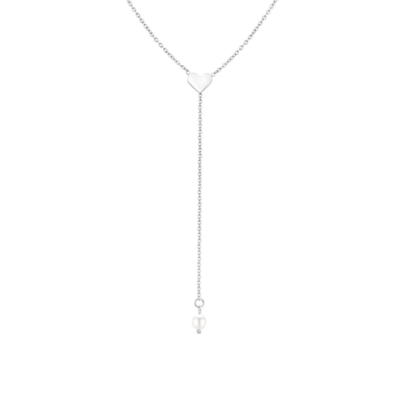 Стильное жемчужное ожерелье с цепочками в виде сердец и бабочек, идеально подходящее для добавления нотки романтики к любому наряду. A серебряный
Стильное жемчужное ожерелье с цепочками в виде сердец и бабочек, идеально подходящее для добавления нотки романтики к любому наряду. A серебряный