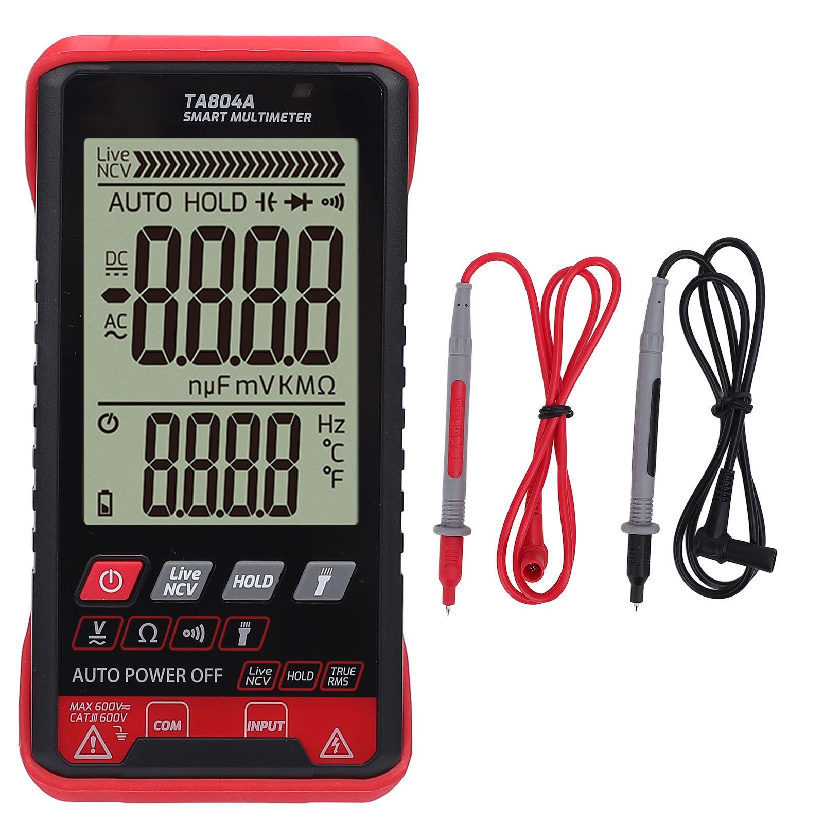 Digital Multimeter Tester Fully Automatic Smart Large Screen Multifunctional Super Thin Electrical
Digital Multimeter Tester Fully Automatic Smart Large Screen Multifunctional Super Thin Electrical