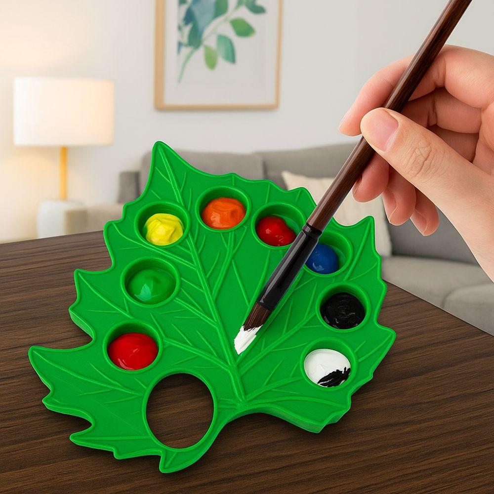 Green Leaf Watercolor Palette Plant Shape Mixing Tray Art Supply Paint Palette For Adults Artist зелений
Green Leaf Watercolor Palette Plant Shape Mixing Tray Art Supply Paint Palette For Adults Artist зелений