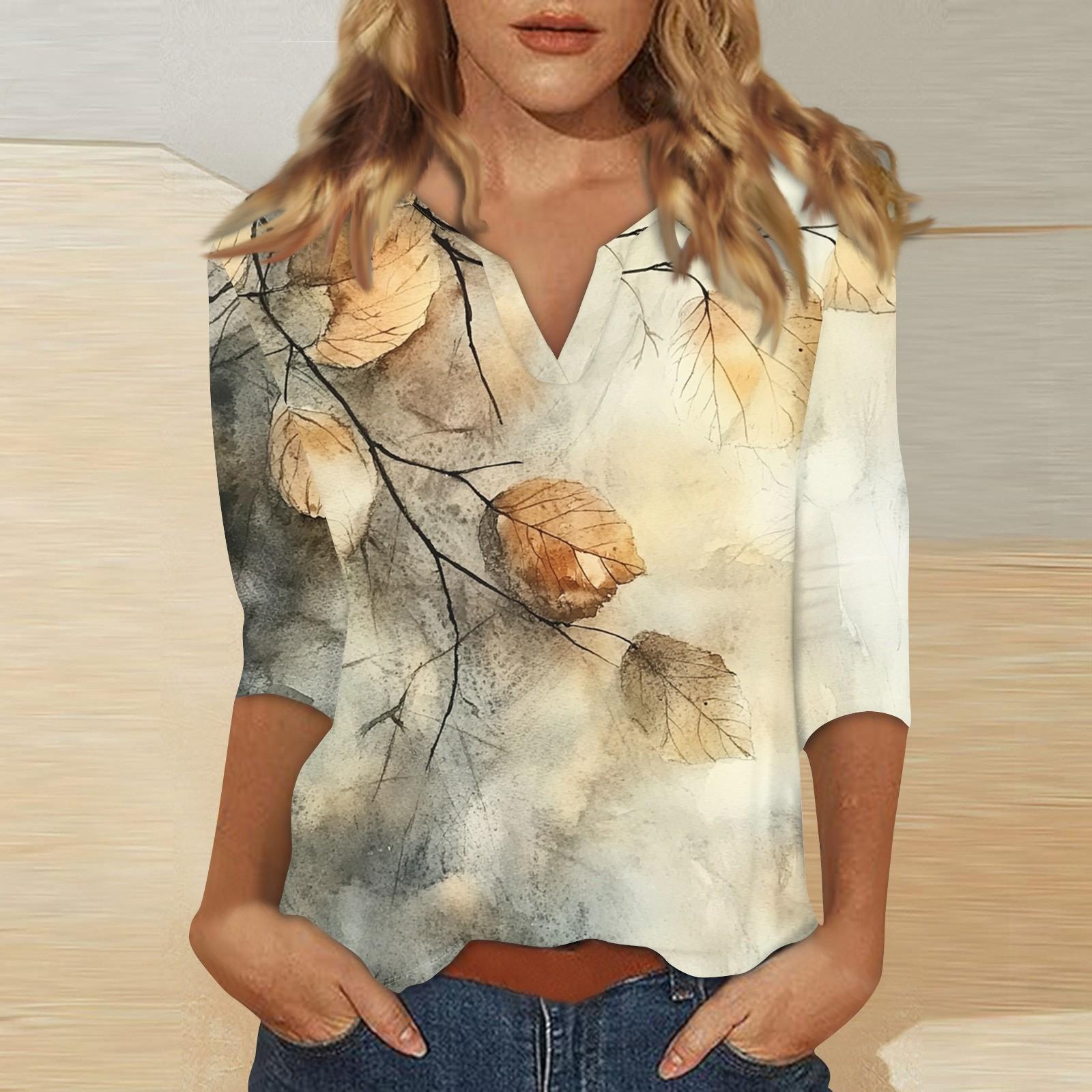 Жіноча футболка з принтом і коміром-стійкою з рукавом 3/4 XXL хакі
Жіноча футболка з принтом і коміром-стійкою з рукавом 3/4 XXL хакі