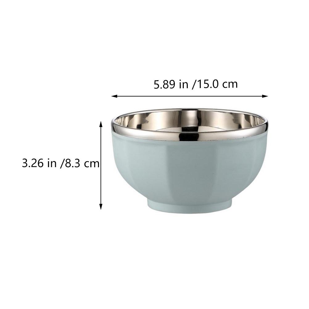 Stainless Steel Bowl Heat Resistant Soup Noodle Rice Food Serving Bowl for Home Restaurant School Double Layer Kitchen синій
Stainless Steel Bowl Heat Resistant Soup Noodle Rice Food Serving Bowl for Home Restaurant School Double Layer Kitchen синій