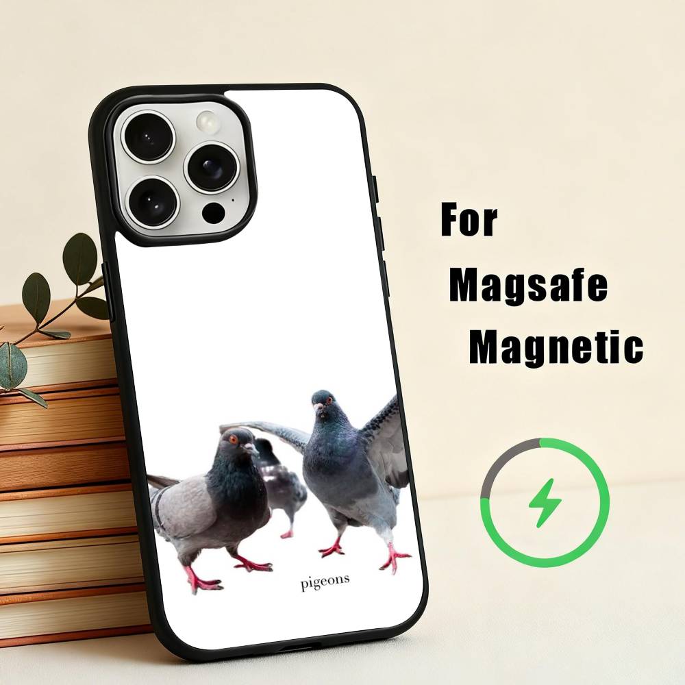 Funny P-Pigeon Mischief Phone Case For iPhone 17,16,15,14,13,12,Plus,Pro,Max for Magsafe Magnetic Wireless Charging iPhone14Plus
Funny P-Pigeon Mischief Phone Case For iPhone 17,16,15,14,13,12,Plus,Pro,Max for Magsafe Magnetic Wireless Charging iPhone14Plus