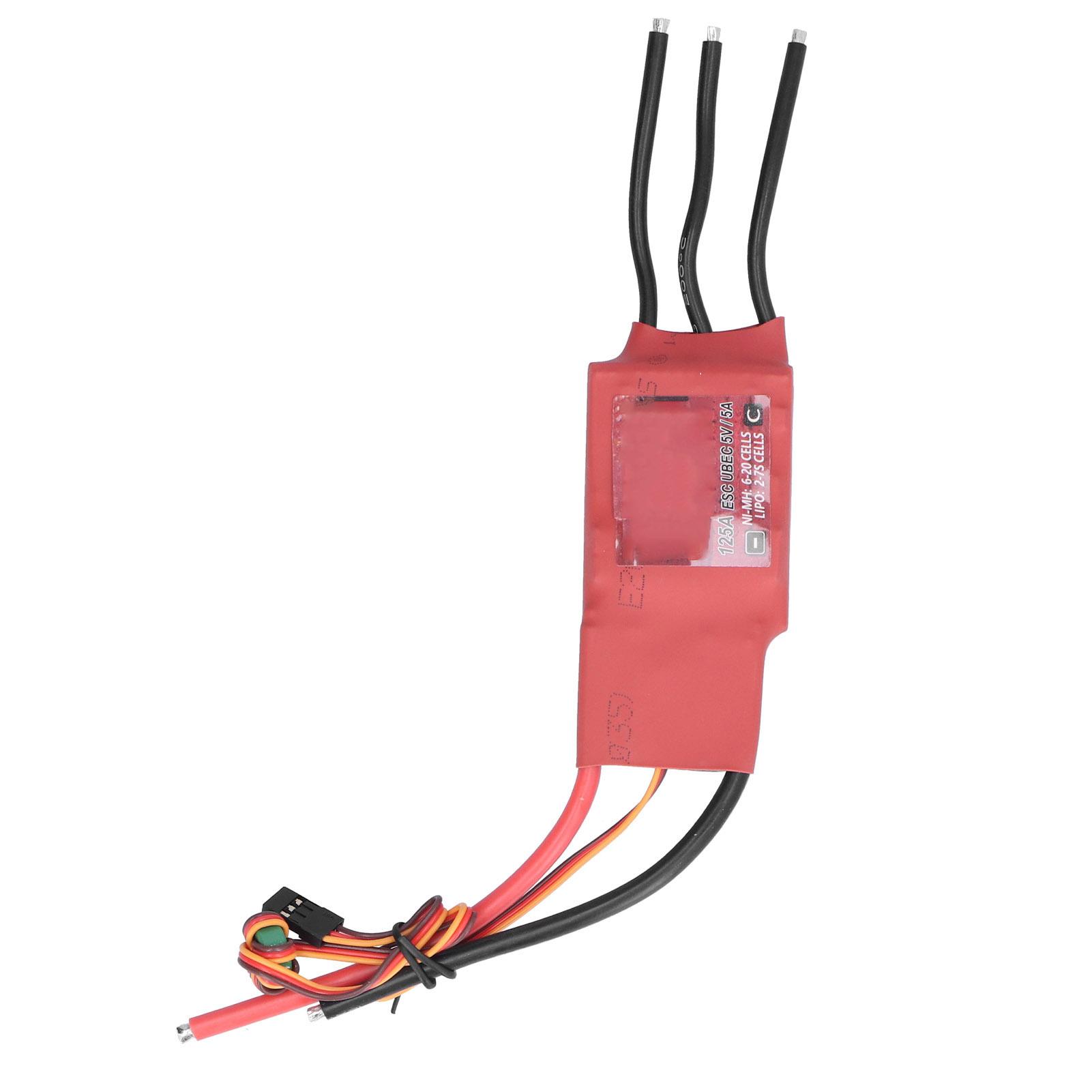 Red Brick 125A Brushless ESC Electronic Speed Controller 5V5A BEC for RC DroneFPV Drone
Red Brick 125A Brushless ESC Electronic Speed Controller 5V5A BEC for RC DroneFPV Drone