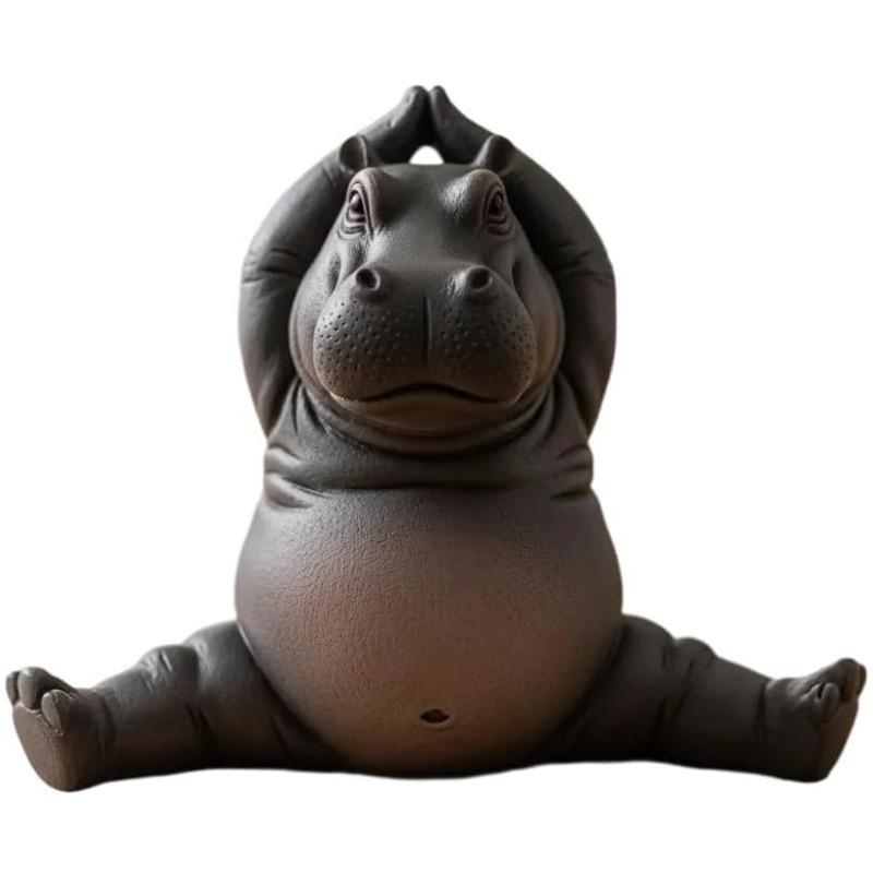 Yoga Master Hippo Resin Figurine, Creative Tabletop Decoration, Animal Model, Home Decor D
Yoga Master Hippo Resin Figurine, Creative Tabletop Decoration, Animal Model, Home Decor D