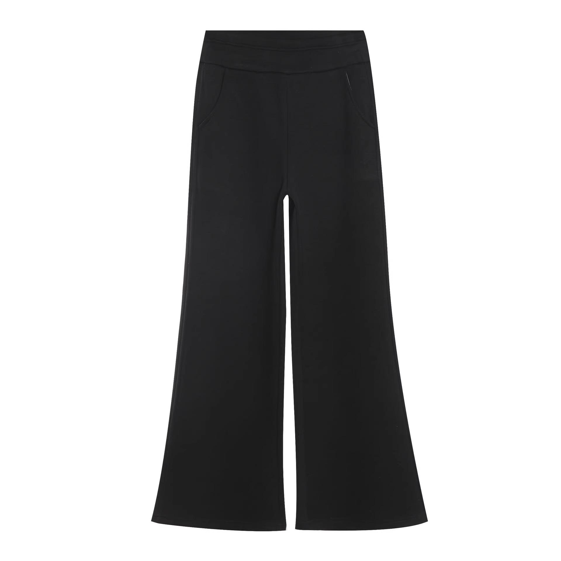 2026 Spring Women s High-Waisted Micro-Flare Modal Cotton Pants - Slimming, Versatile, and Casual Long Drape Fit XXL (36) чёрный
2026 Spring Women s High-Waisted Micro-Flare Modal Cotton Pants - Slimming, Versatile, and Casual Long Drape Fit XXL (36) чёрный