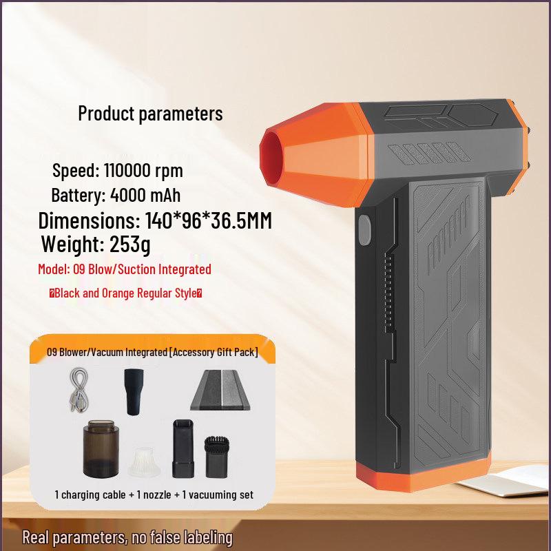 Compact High-Speed Hair Dryer & Car Dust Remover with Brushless Motor 140 x 96 x 36.5 mm
Compact High-Speed Hair Dryer & Car Dust Remover with Brushless Motor 140 x 96 x 36.5 mm