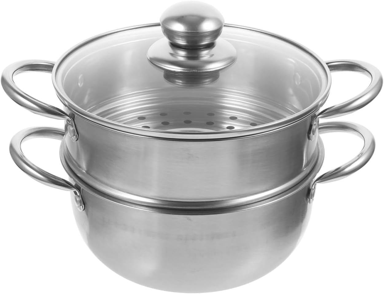 Stainless Steel Steamer Pot 9.05 Inch Multi-Layer Large Capacity Steam Pan Compatible with Induction and Gas Stove for He United States
Stainless Steel Steamer Pot 9.05 Inch Multi-Layer Large Capacity Steam Pan Compatible with Induction and Gas Stove for He United States