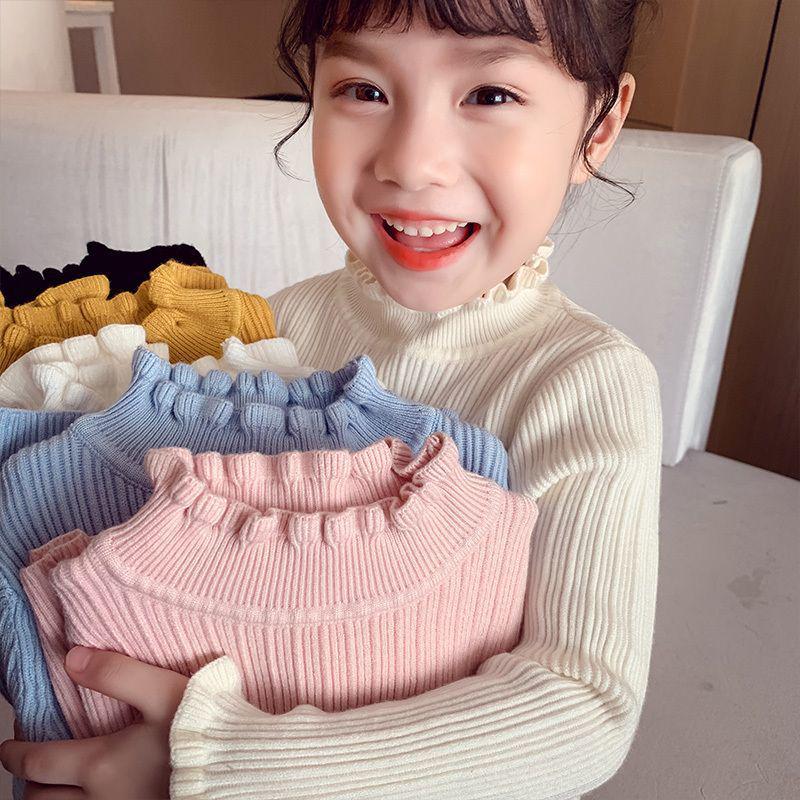 Girls Autumn/Winter Knitted Sweater with Ruffle Edge - Mid-Neck Korean Style 100cm чорний
Girls Autumn/Winter Knitted Sweater with Ruffle Edge - Mid-Neck Korean Style 100cm чорний