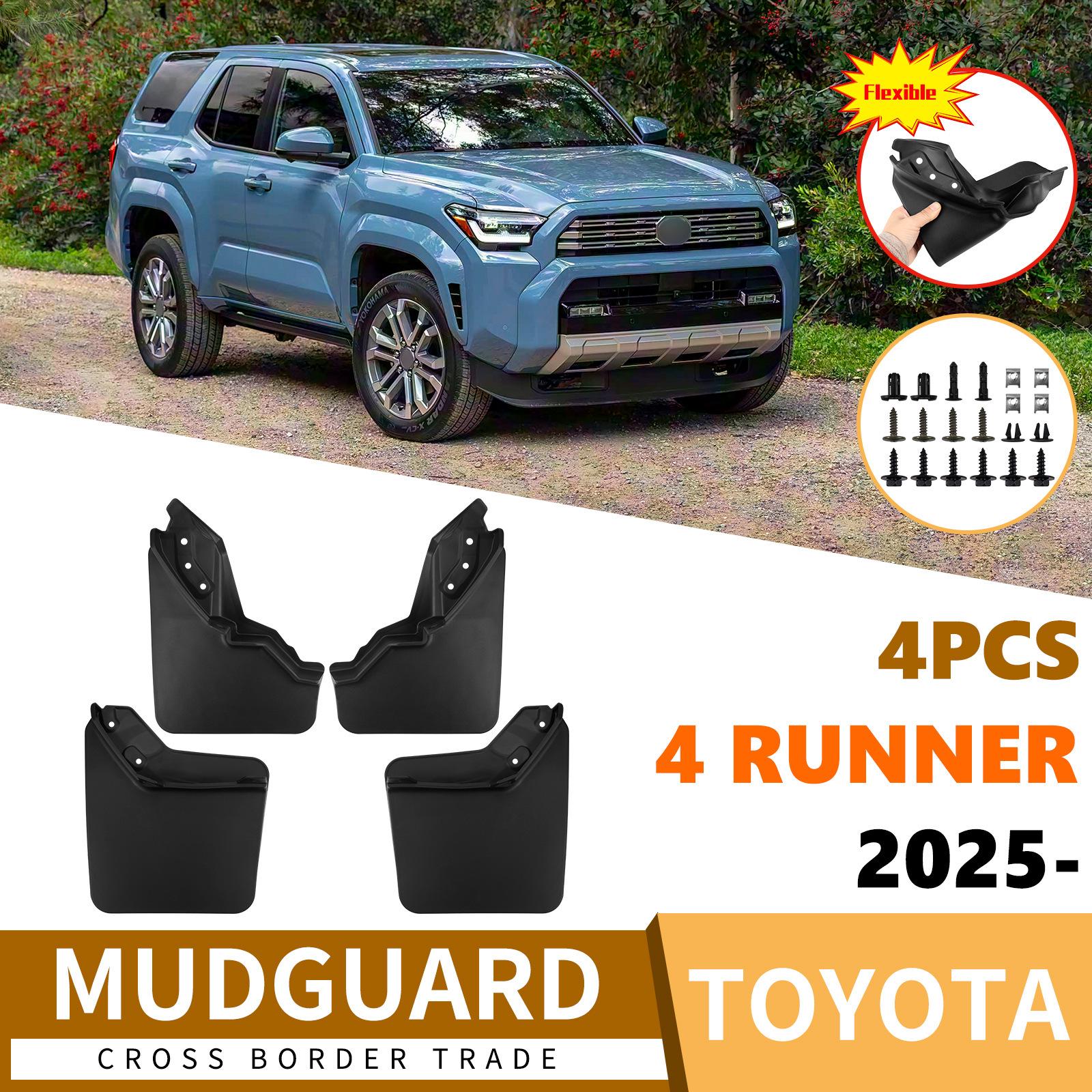 Toyota Tundra & 4Runner 2025 Soft Rubber Mud Flaps for Car Tires - Leather Exterior Cross-border Modification 36x33x10 cm
Toyota Tundra & 4Runner 2025 Soft Rubber Mud Flaps for Car Tires - Leather Exterior Cross-border Modification 36x33x10 cm
