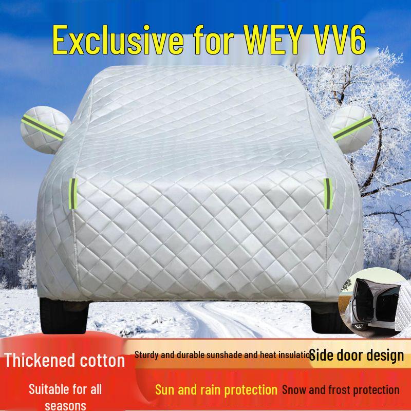 WEY Wei VV6 Car Cover: Sun, Rain & Dust Protection, Heat Insulating, Full Coverage WEY Wei Brand VV6
WEY Wei VV6 Car Cover: Sun, Rain & Dust Protection, Heat Insulating, Full Coverage WEY Wei Brand VV6