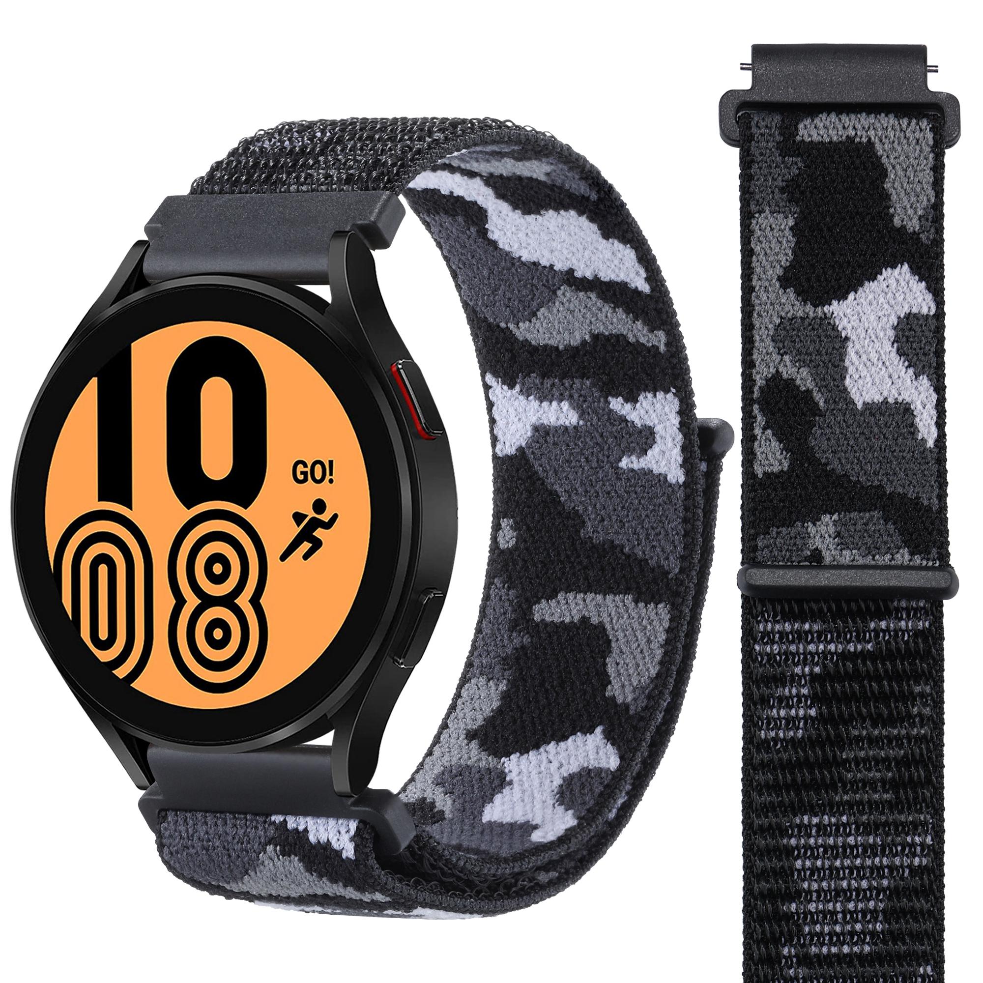 For Samsung Galaxy Watch3 45mm/Garmin Venu 3 Watch Band 22mm Nylon Loop Camouflage Strap Black Camo
For Samsung Galaxy Watch3 45mm/Garmin Venu 3 Watch Band 22mm Nylon Loop Camouflage Strap Black Camo