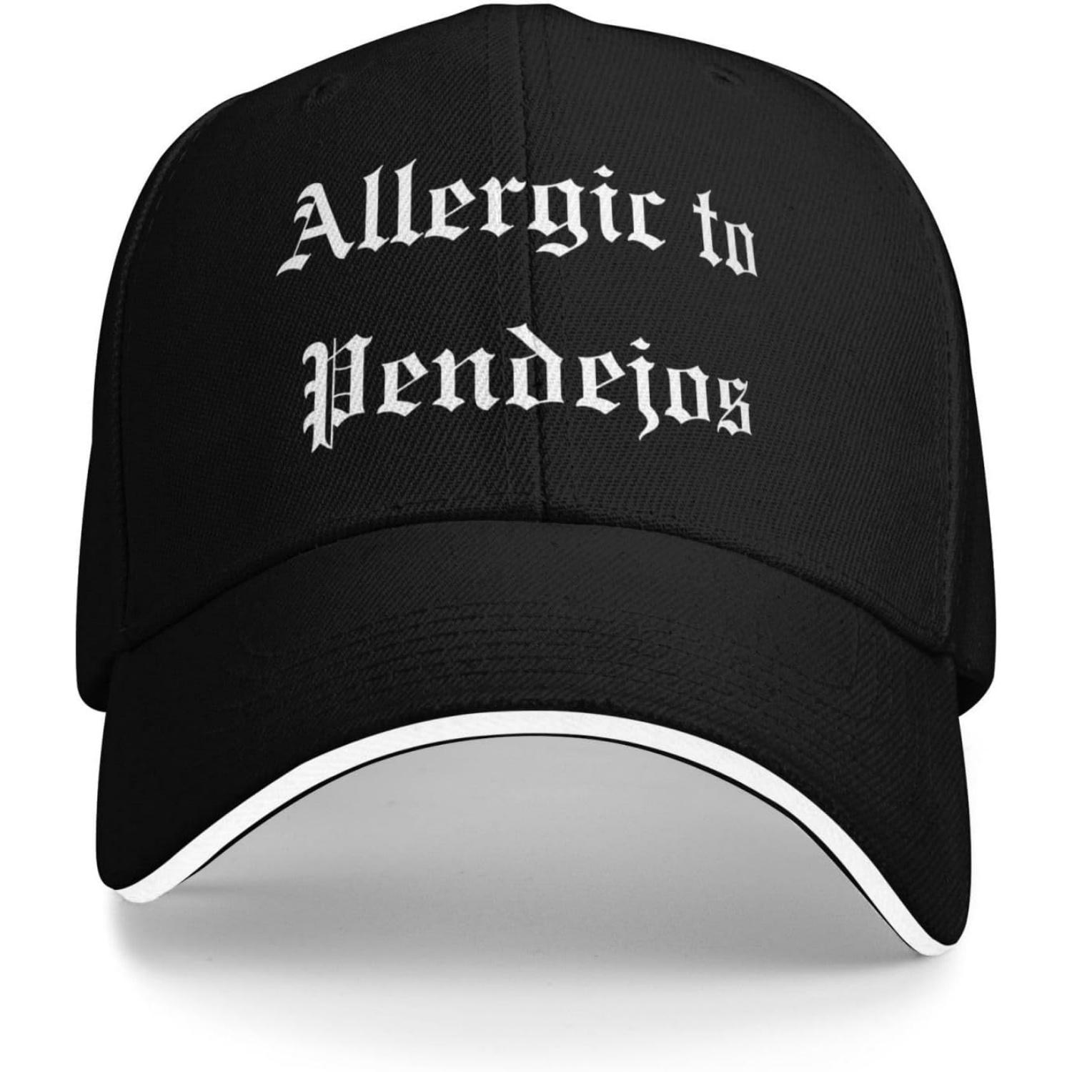 Allergic to Pendejos Baseball Cap Sandwich Adjustable Dad Hat Men Women Black Adjustable
Allergic to Pendejos Baseball Cap Sandwich Adjustable Dad Hat Men Women Black Adjustable