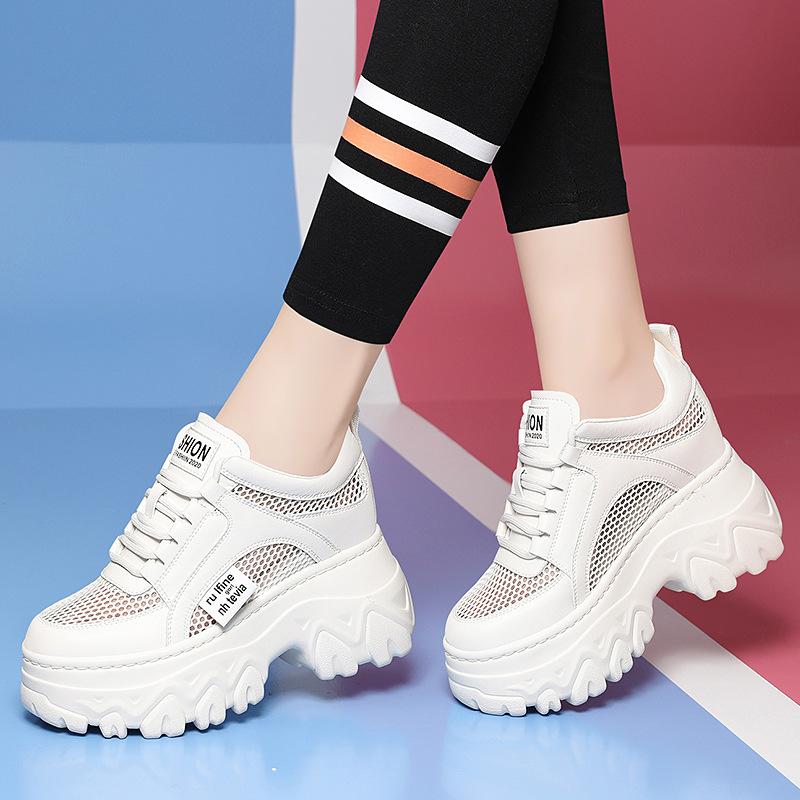 Thick sole inner heightened CM daddy shoes women s spring and summer new mesh breathable small man casual white shoes 40
Thick sole inner heightened CM daddy shoes women s spring and summer new mesh breathable small man casual white shoes 40