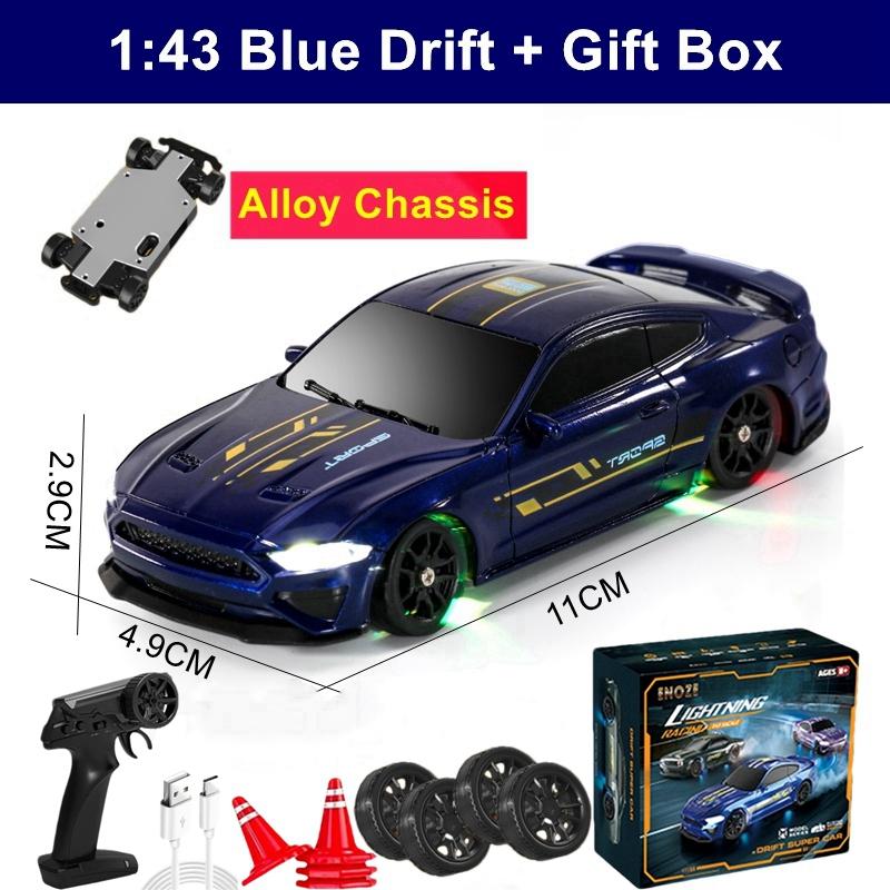 4WD Drift Racing RC Car 1/43 Mini Drifting 2.4G Remote Control High Speed Sports Vehicle Model Gift for Kids Adults RC Players
4WD Drift Racing RC Car 1/43 Mini Drifting 2.4G Remote Control High Speed Sports Vehicle Model Gift for Kids Adults RC Players