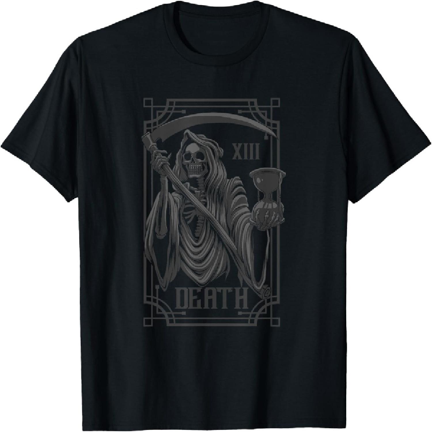 Tarot Card Shirt Goth Death Grim Reaper Occult Pagan Satanic T-Shirt XXXXXL різнокольоровий
Tarot Card Shirt Goth Death Grim Reaper Occult Pagan Satanic T-Shirt XXXXXL різнокольоровий