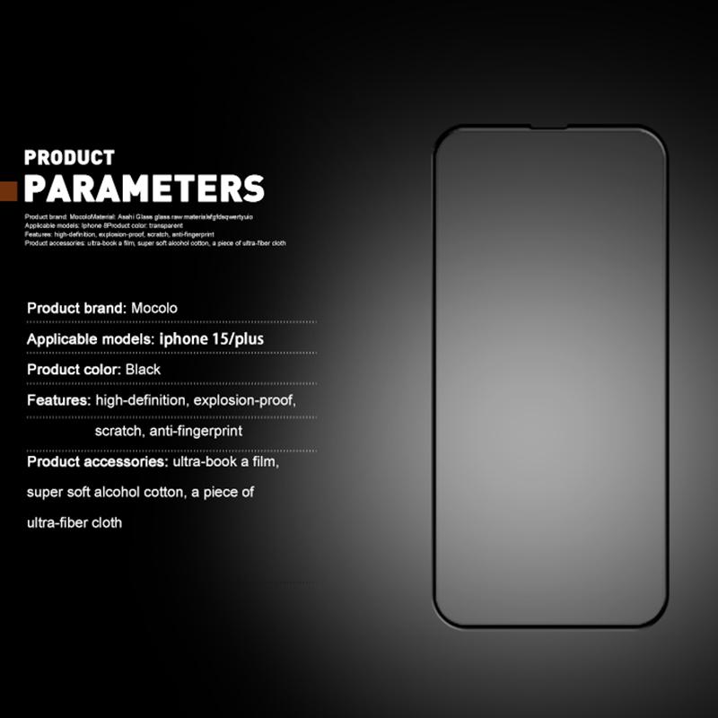 MOCOLO 25Pcs для iPhone 15 Pro Max Full Screen Protector Silk Printing Full Glue Tempered Glass Film Black
MOCOLO 25Pcs для iPhone 15 Pro Max Full Screen Protector Silk Printing Full Glue Tempered Glass Film Black