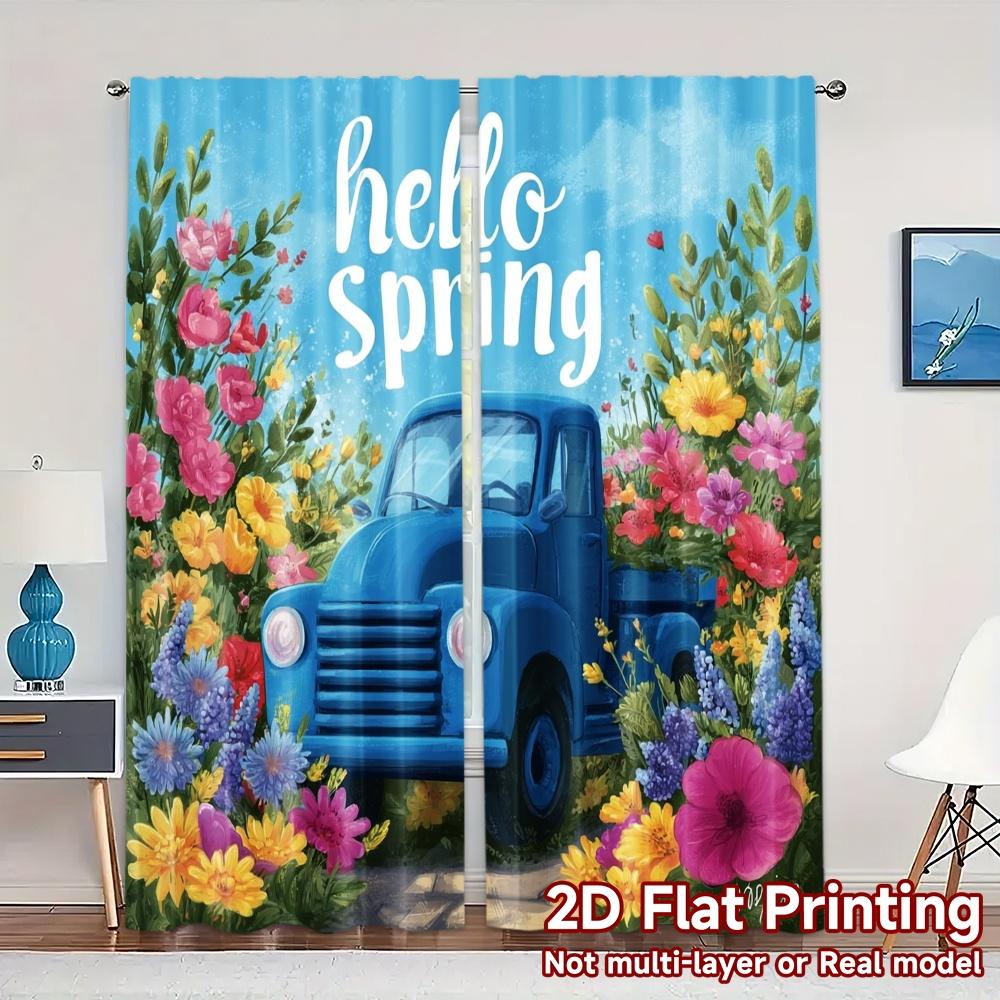 Set Of 2 Modern Flat Printing Curtains Without Rod Blooming Journey Versatile Durable Polyester Decorations Curtain W100*H70(CM)-Rod Pocket&1PCS
Set Of 2 Modern Flat Printing Curtains Without Rod Blooming Journey Versatile Durable Polyester Decorations Curtain W100*H70(CM)-Rod Pocket&1PCS