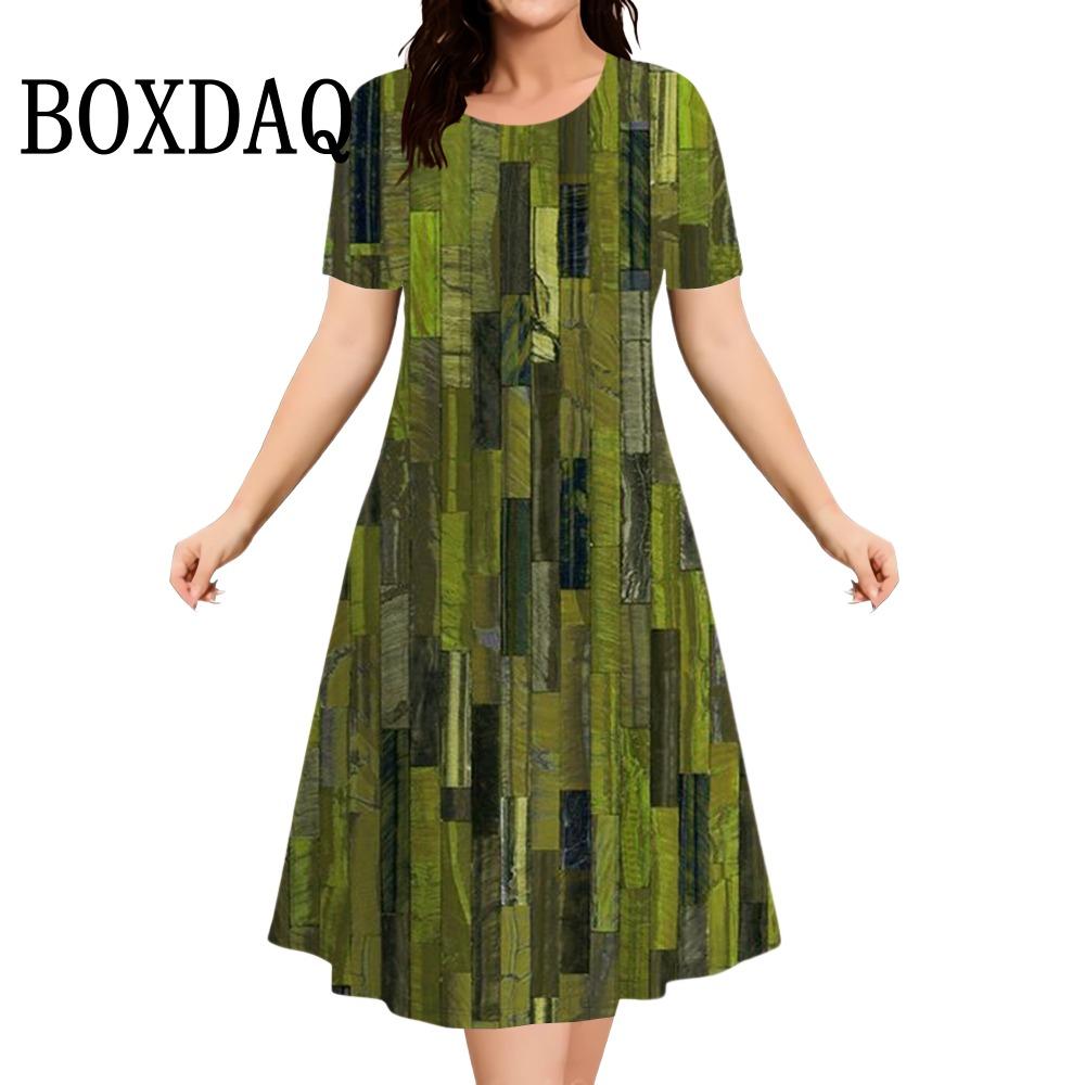 3D printed pattern dress - Women s fashionable short-sleeved dress - Women s summer casual wear 6XL
3D printed pattern dress - Women s fashionable short-sleeved dress - Women s summer casual wear 6XL