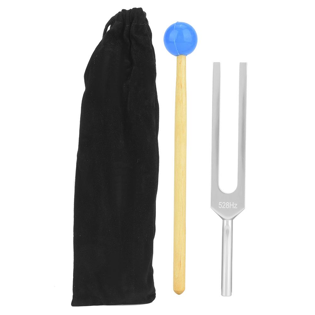 Aluminum Alloy 528Hz Tuning Fork for Healing with Chakra Hammer and Bag Set
Aluminum Alloy 528Hz Tuning Fork for Healing with Chakra Hammer and Bag Set