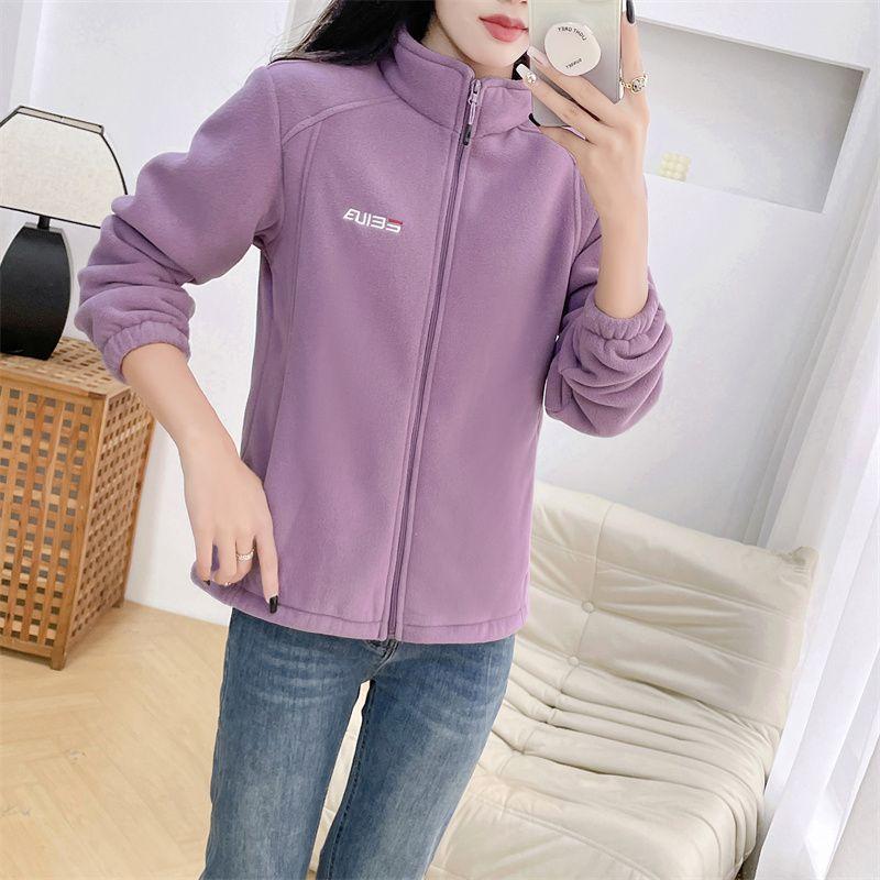 Women s Thickened Polar Fleece Spring and Autumn Outdoor Windproof and Warm Stand-up Collar Sports Casual Jacket M фіолетовий
Women s Thickened Polar Fleece Spring and Autumn Outdoor Windproof and Warm Stand-up Collar Sports Casual Jacket M фіолетовий