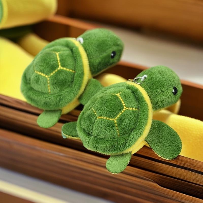 Cross-Border Mini Plush Turtle Keychain: Big-Eyed Turtle Backpack Pendant Toy Regular Keychain
Cross-Border Mini Plush Turtle Keychain: Big-Eyed Turtle Backpack Pendant Toy Regular Keychain