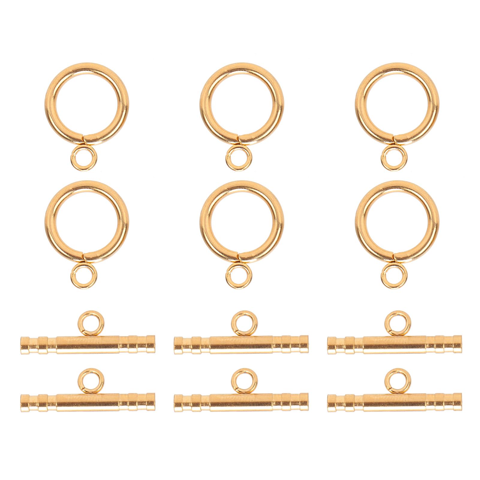 Круглые застежки-тоглы из нержавеющей стали, застежки-барашки для ожерелья, браслета, ювелирных изделий из золота
Круглые застежки-тоглы из нержавеющей стали, застежки-барашки для ожерелья, браслета, ювелирных изделий из золота