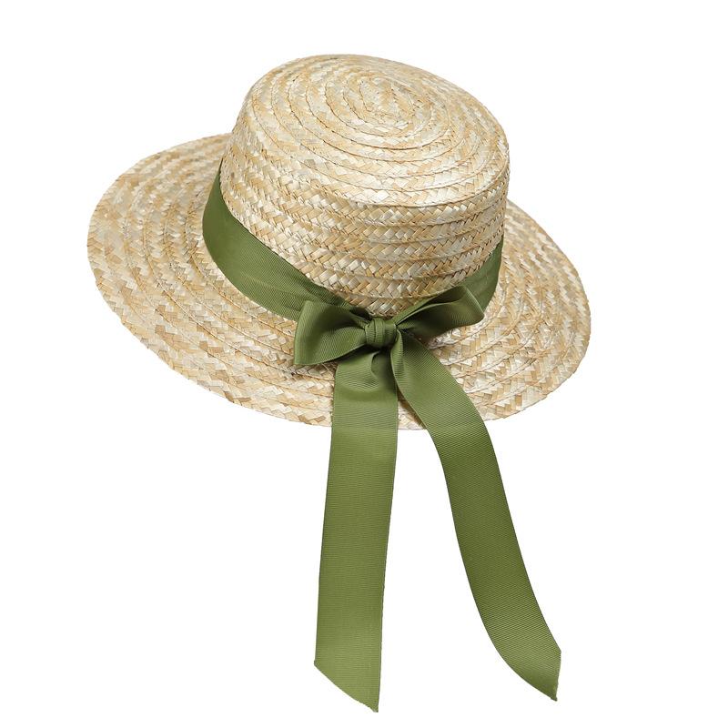 French Flat Top Straw Hat Women S Summer Pastoral Straw Sun Hat Sun Hat Holiday Beach Hat Sun Hat M(56-58cm) зелений
French Flat Top Straw Hat Women S Summer Pastoral Straw Sun Hat Sun Hat Holiday Beach Hat Sun Hat M(56-58cm) зелений