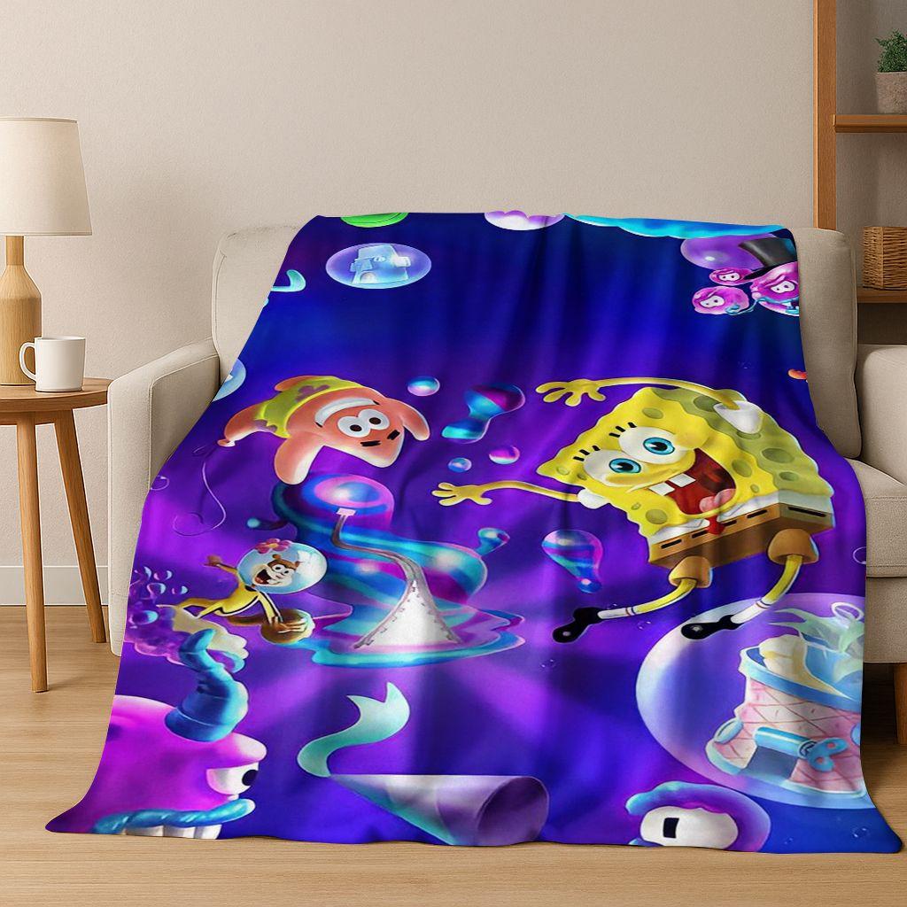 Cartoon S-SpongeBob SquarePants Patrick Star Flannel Blanket Soft Throw Blanket for Bed Bedroom Living Room Travel Picnic Gift 75x90cm
Cartoon S-SpongeBob SquarePants Patrick Star Flannel Blanket Soft Throw Blanket for Bed Bedroom Living Room Travel Picnic Gift 75x90cm