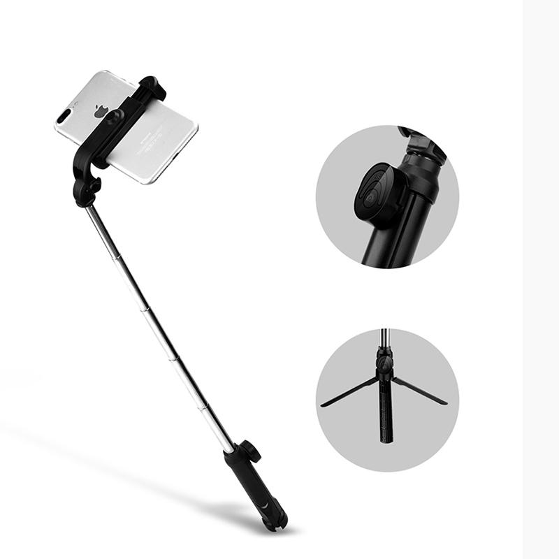 XT10 Selfie Stick Tripod Extendable Bluetooth-compatible Selfie Stick with Remote Control Black
XT10 Selfie Stick Tripod Extendable Bluetooth-compatible Selfie Stick with Remote Control Black