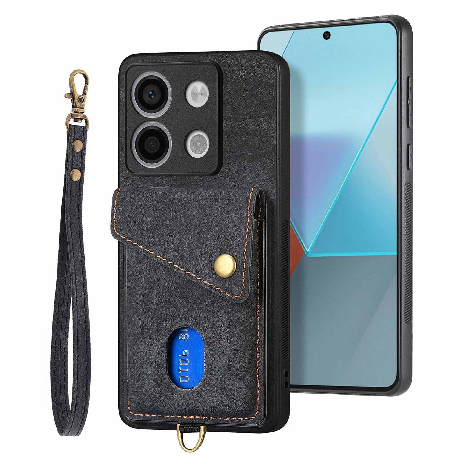 D1 For Xiaomi Poco X6 5G/Redmi Note 13 Pro 5G Retro Case Card Slot Kickstand Leather+TPU Phone Cover Black
D1 For Xiaomi Poco X6 5G/Redmi Note 13 Pro 5G Retro Case Card Slot Kickstand Leather+TPU Phone Cover Black