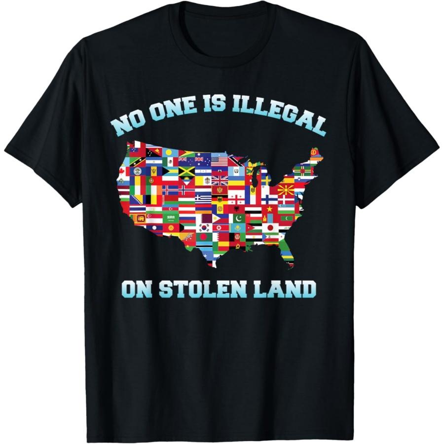 No One Is Illegal On Stolen Land Immigrant And Indigenous T-Shirt XXXXXL чорний
No One Is Illegal On Stolen Land Immigrant And Indigenous T-Shirt XXXXXL чорний