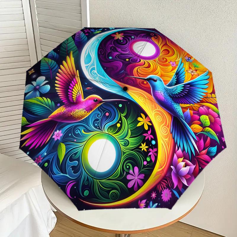 1pc Yin Yang Harmony Birds Flowers Umbrella with Plastic Handle,Suitable for All Seasons Home Travel Outdoor UmbrellaDD997
1pc Yin Yang Harmony Birds Flowers Umbrella with Plastic Handle,Suitable for All Seasons Home Travel Outdoor UmbrellaDD997