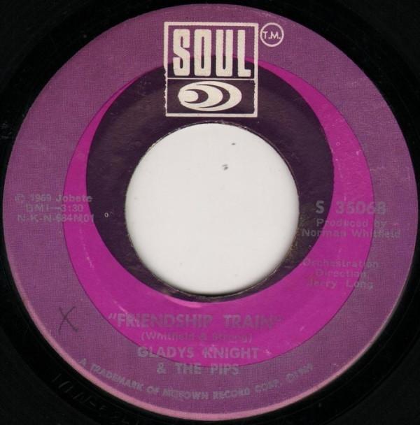 7inch Record GLADYS KNIGHT & THE PIPS - Friendship Train S35068 Soul 1969 US Soul/Funk Used
7inch Record GLADYS KNIGHT & THE PIPS - Friendship Train S35068 Soul 1969 US Soul/Funk Used