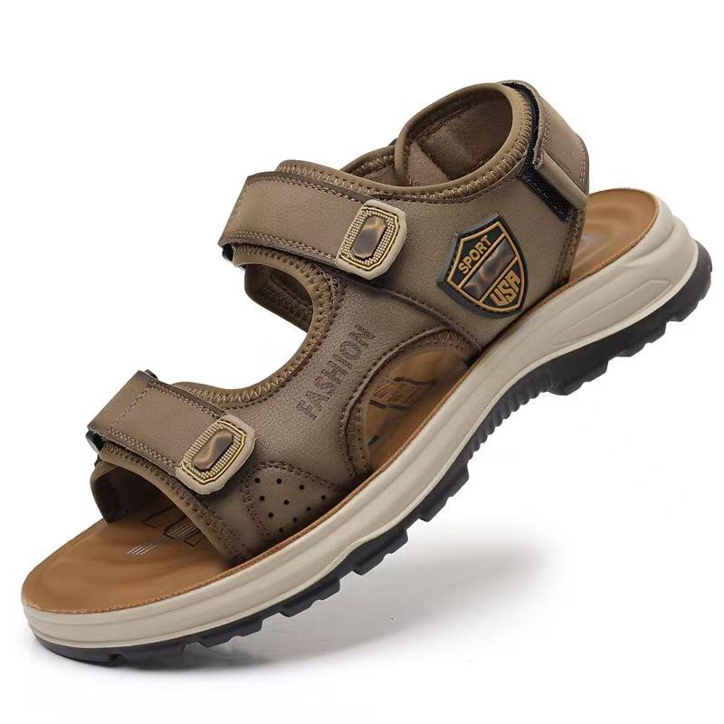 Summer New Designer Roman Leather Sandals for Men Breathable Anti-slip Casual Beach Shoes Man Fashion Casual Platform Sandals 44
Summer New Designer Roman Leather Sandals for Men Breathable Anti-slip Casual Beach Shoes Man Fashion Casual Platform Sandals 44