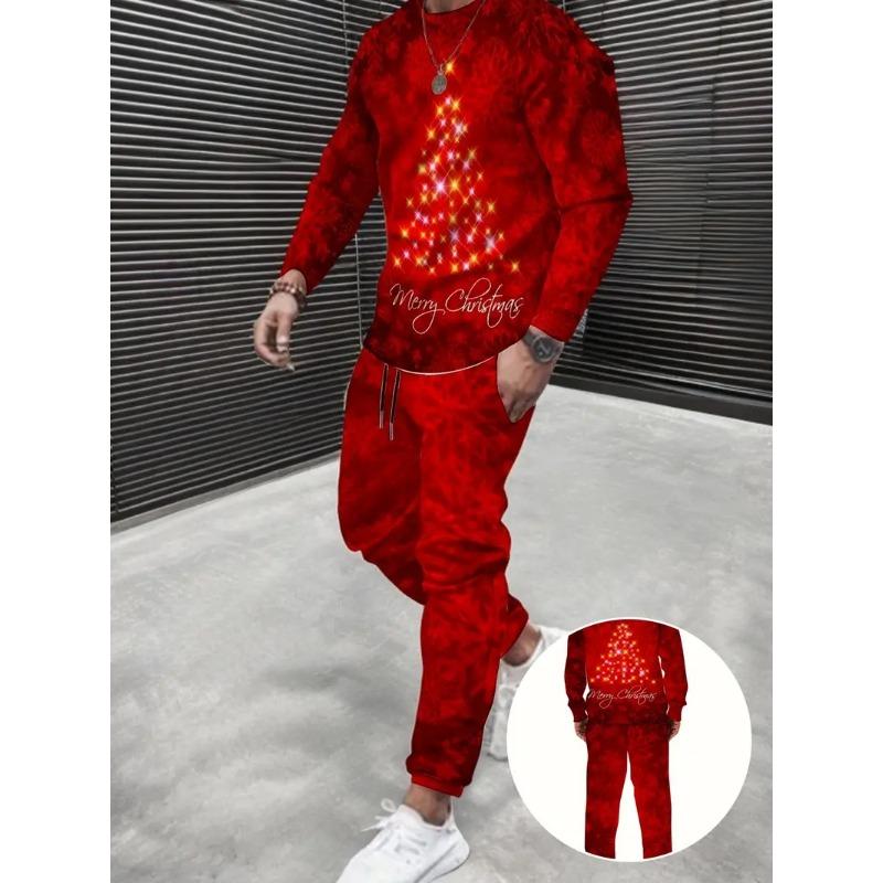 Рождественский комплект одежды Весна Осень Мужской Женский Мода 3D-печать Модный Повседневный Спортивный костюм Толстовка Штаны для бега 2 шт. Комплекты S
Рождественский комплект одежды Весна Осень Мужской Женский Мода 3D-печать Модный Повседневный Спортивный костюм Толстовка Штаны для бега 2 шт. Комплекты S