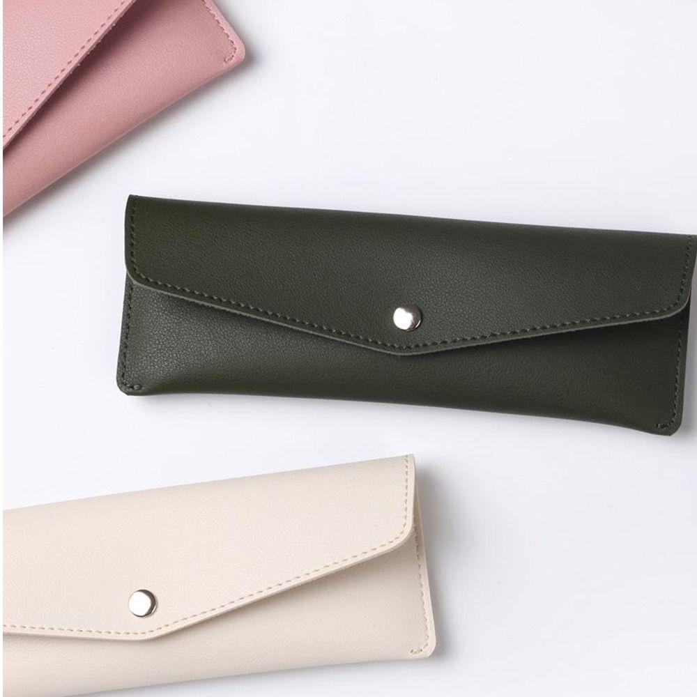 PU Leather Cosmetic Brush Bag Solid Color Stationery Bag Ins PU Envelope Storage Bag Student
PU Leather Cosmetic Brush Bag Solid Color Stationery Bag Ins PU Envelope Storage Bag Student