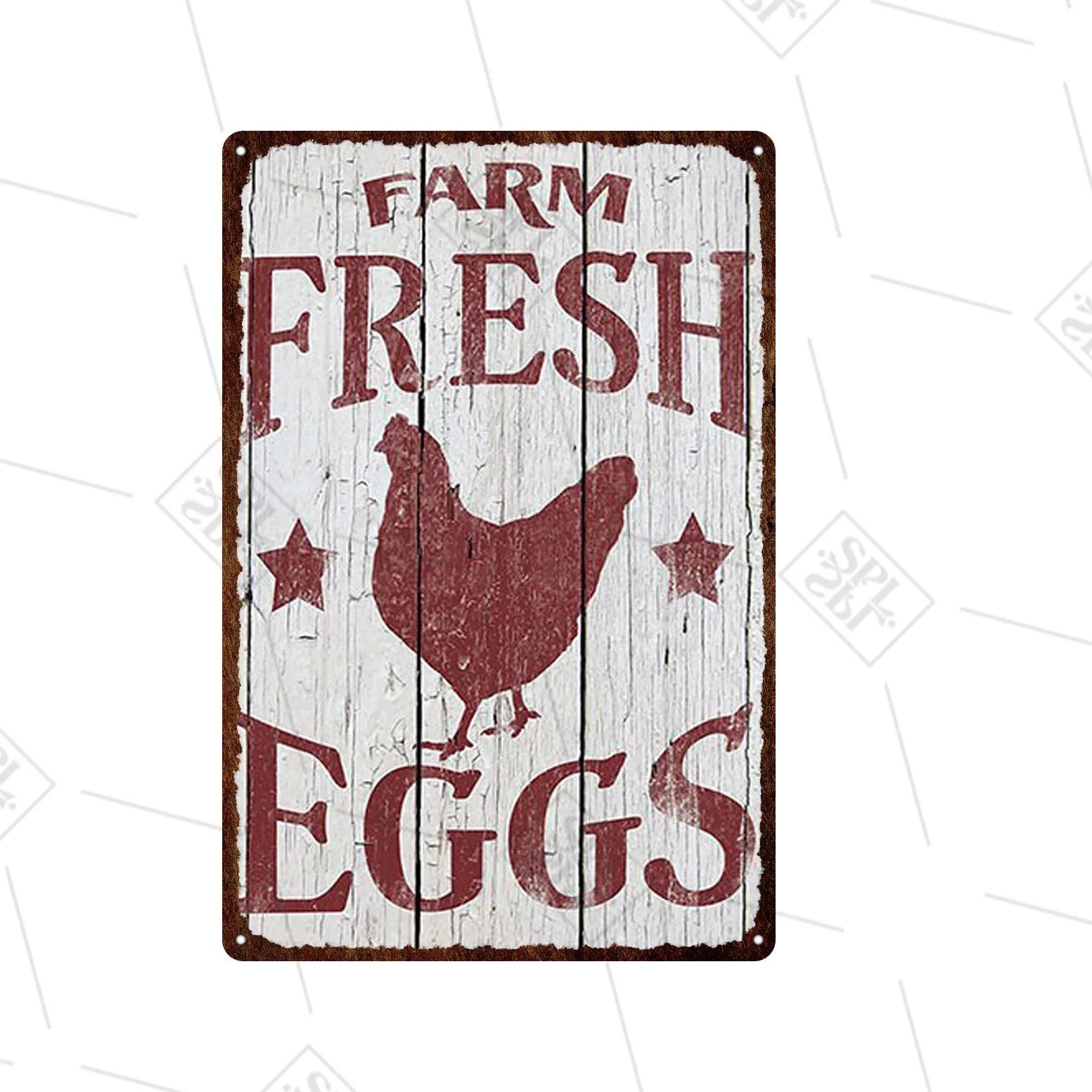 Rarm Fresh Eggs For Sales Farm Fence Sign Chick Tin Plate Vintage Metal Sign Farm Decoration Signboard Plaque Home Decoration 30x40cm(11.8x15.7inch)
Rarm Fresh Eggs For Sales Farm Fence Sign Chick Tin Plate Vintage Metal Sign Farm Decoration Signboard Plaque Home Decoration 30x40cm(11.8x15.7inch)