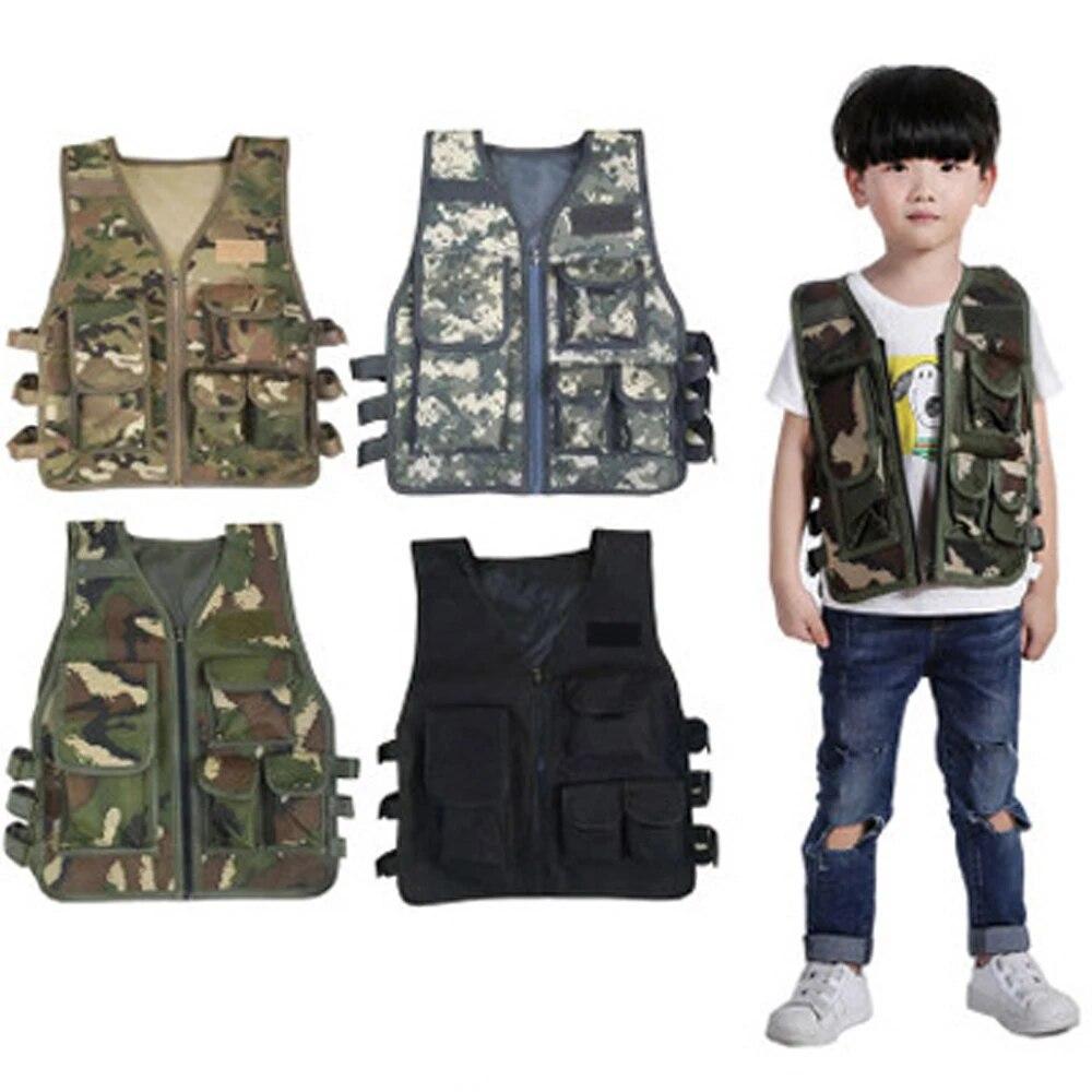 Tactical Uniforms for Kids Adults Hunting Vest Costumes Forces Cosplay Children Camouflage Jungle Clothing
Tactical Uniforms for Kids Adults Hunting Vest Costumes Forces Cosplay Children Camouflage Jungle Clothing